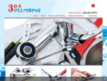 Tablet Screenshot of 3dsplumbing.com